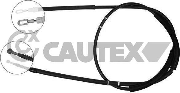 Cautex 468237 - Тросик, cтояночный тормоз autosila-amz.com