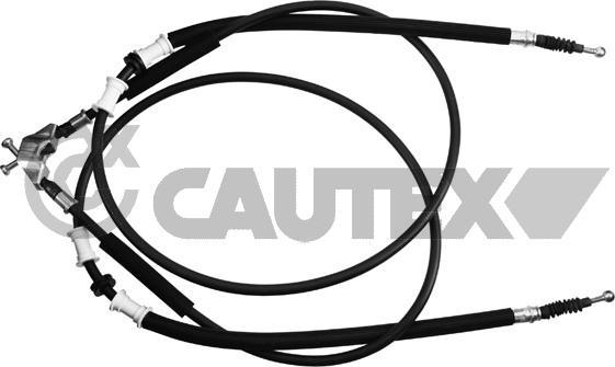 Cautex 489108 - Тросик, cтояночный тормоз autosila-amz.com