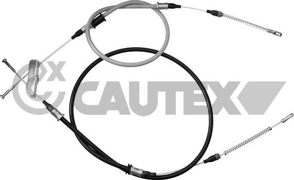 Cautex 487023 - Тросик, cтояночный тормоз autosila-amz.com