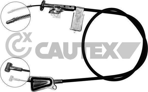 Cautex 069077 - Тросик, cтояночный тормоз autosila-amz.com