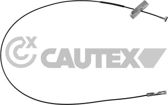 Cautex 069100 - Тросик, cтояночный тормоз autosila-amz.com