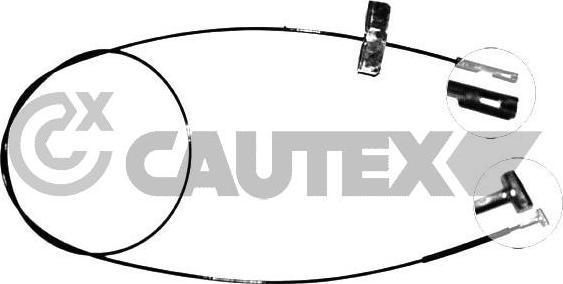 Cautex 069101 - Тросик, cтояночный тормоз autosila-amz.com