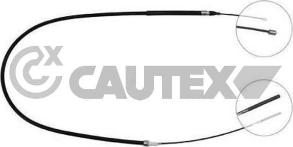 Cautex 019017 - Тросик газа autosila-amz.com