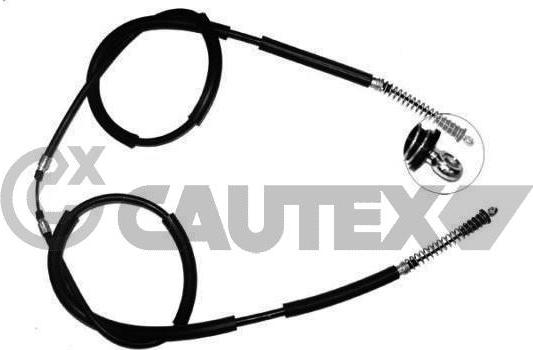 Cautex 018967 - Тросик, cтояночный тормоз autosila-amz.com