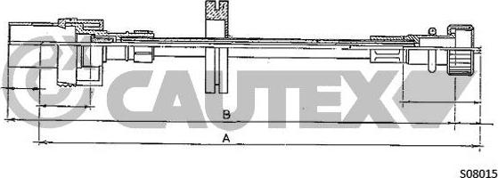 Cautex 085210 - Тросик спидометра autosila-amz.com