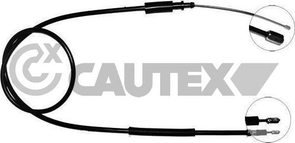 Cautex 036541 - Тросик, cтояночный тормоз autosila-amz.com