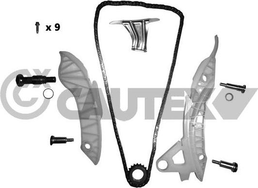 Cautex 031672 - Комплект цепи привода распредвала autosila-amz.com