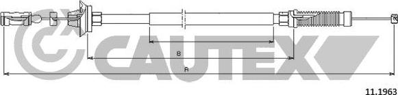 Cautex 038304 - Тросик газа autosila-amz.com