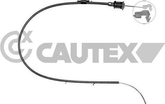 Cautex 762235 - Тросик газа autosila-amz.com