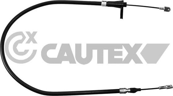 Cautex 108000 - Тросик, cтояночный тормоз autosila-amz.com