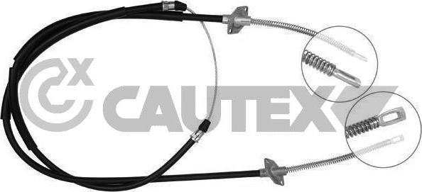 Cautex 248002 - Тросик, cтояночный тормоз autosila-amz.com