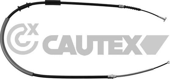 Cautex 218000 - Тросик, cтояночный тормоз autosila-amz.com