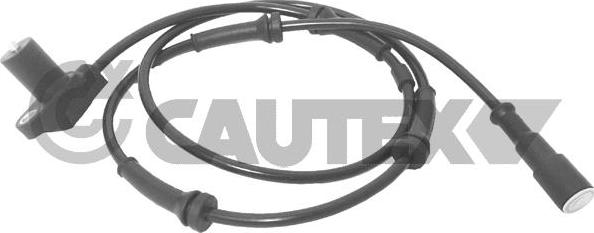 Cautex 755143 - Датчик ABS, частота вращения колеса autosila-amz.com