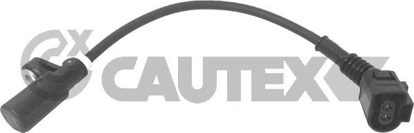 Cautex 755156 - Датчик ABS, частота вращения колеса autosila-amz.com