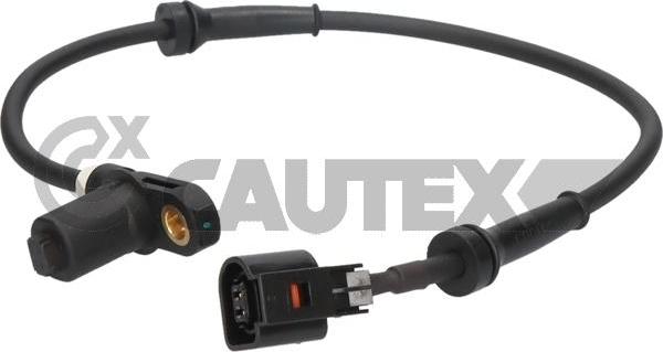 Cautex 755157 - Датчик ABS, частота вращения колеса autosila-amz.com