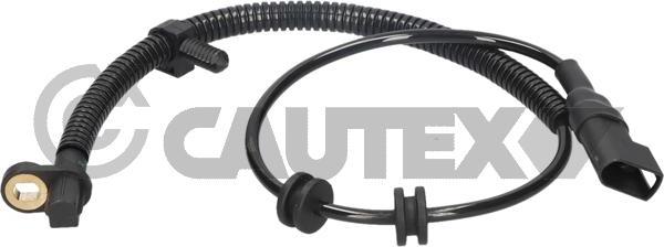 Cautex 755166 - Датчик ABS, частота вращения колеса autosila-amz.com