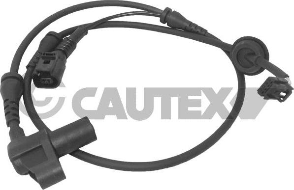 Cautex 755160 - Датчик ABS, частота вращения колеса autosila-amz.com