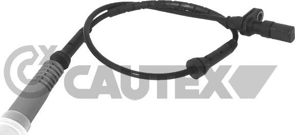Cautex 755187 - Датчик ABS, частота вращения колеса autosila-amz.com