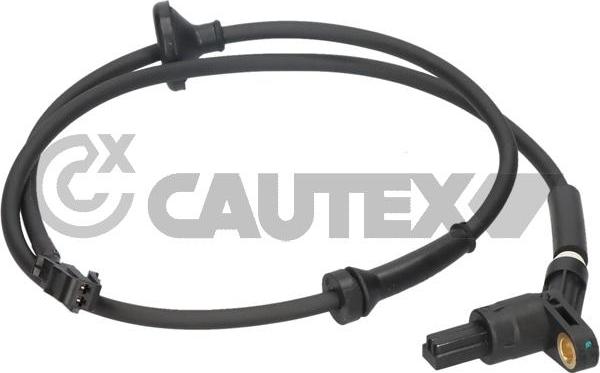 Cautex 755138 - Датчик ABS, частота вращения колеса autosila-amz.com