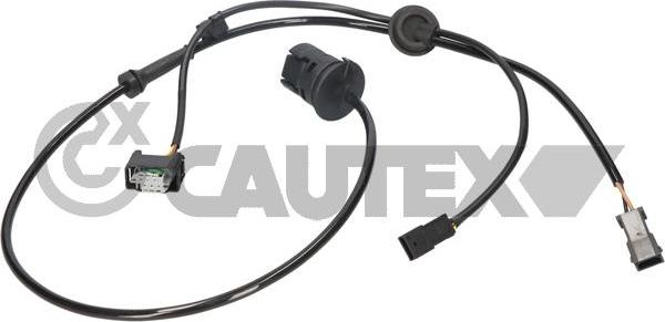 Cautex 755133 - Датчик ABS, частота вращения колеса autosila-amz.com