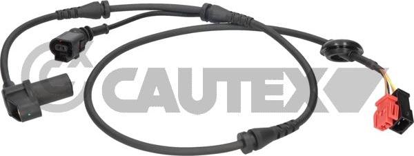 Cautex 755132 - Датчик ABS, частота вращения колеса autosila-amz.com