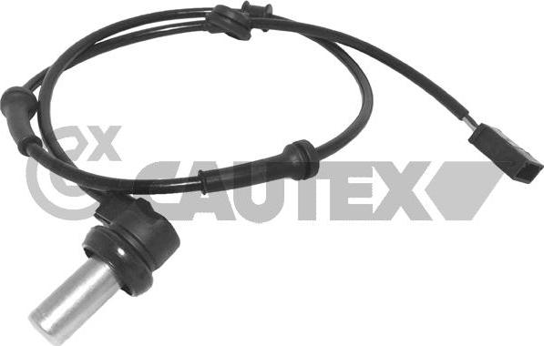 Cautex 755128 - Датчик ABS, частота вращения колеса autosila-amz.com