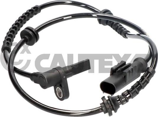 Cautex 755334 - Датчик ABS, частота вращения колеса autosila-amz.com