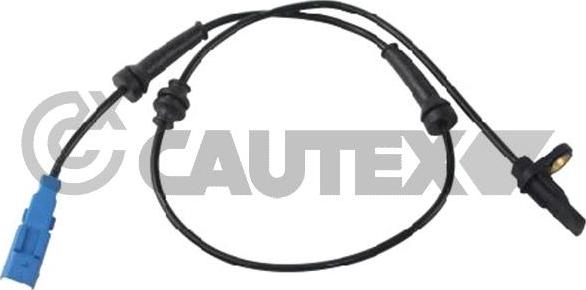 Cautex 755325 - Датчик ABS, частота вращения колеса autosila-amz.com