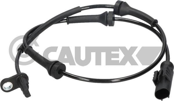 Cautex 755256 - Датчик ABS, частота вращения колеса autosila-amz.com