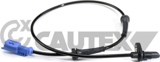 Cautex 755257 - Датчик ABS, частота вращения колеса autosila-amz.com