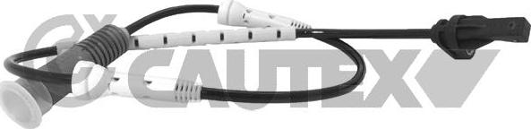 Cautex 755234 - Датчик ABS, частота вращения колеса autosila-amz.com
