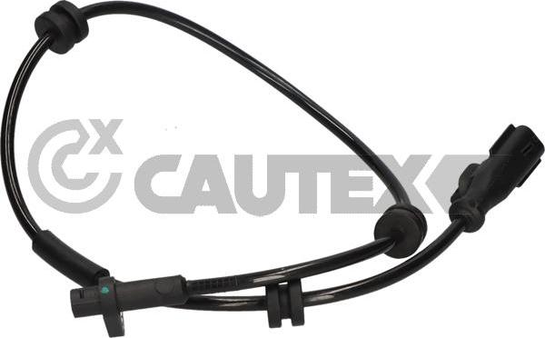 Cautex 755271 - Датчик ABS, частота вращения колеса autosila-amz.com