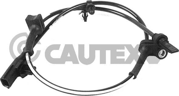 Cautex 755272 - Датчик ABS, частота вращения колеса autosila-amz.com