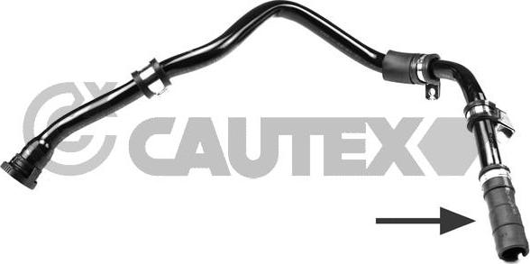 Cautex 753384 - Шланг радиатора autosila-amz.com