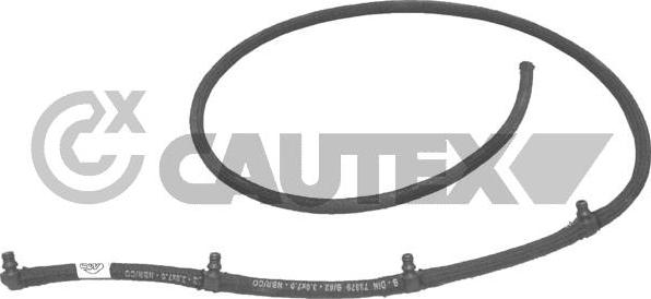 Cautex 757143 - Шланг, утечка топлива autosila-amz.com