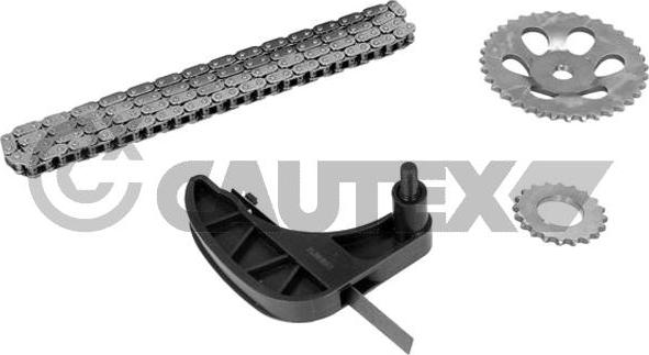 Cautex 769707 - Комплект цепи привода распредвала autosila-amz.com