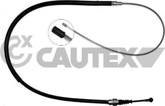 Cautex 765777 - Тросик, cтояночный тормоз autosila-amz.com
