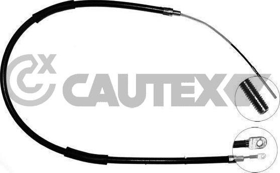 Cautex 766059 - Тросик, cтояночный тормоз autosila-amz.com