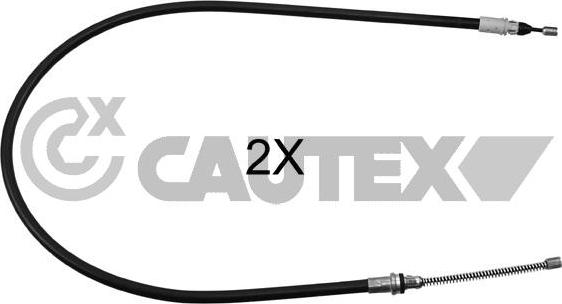 Cautex 766305 - Тросик, cтояночный тормоз autosila-amz.com
