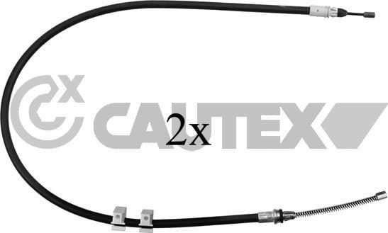 Cautex 766297 - Тросик, cтояночный тормоз autosila-amz.com