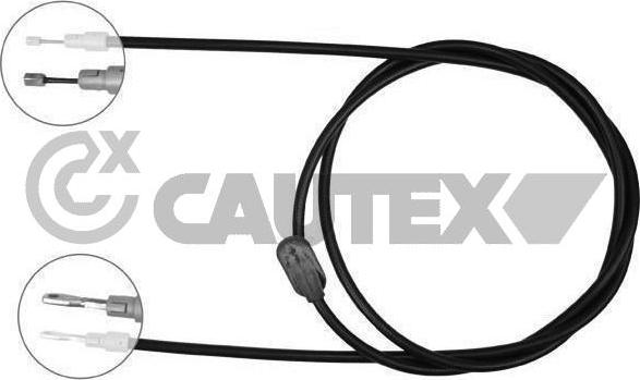 Cautex 766257 - Тросик, cтояночный тормоз autosila-amz.com