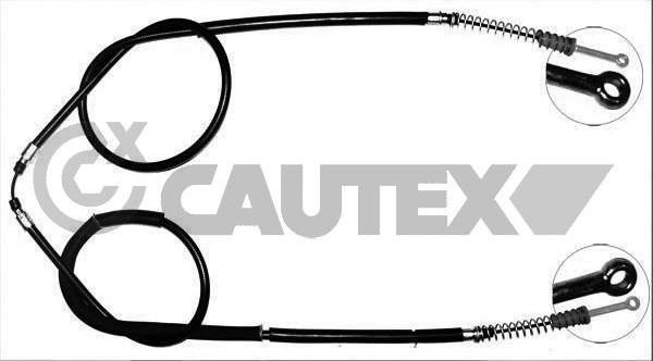 Cautex 760983 - Тросик, cтояночный тормоз autosila-amz.com