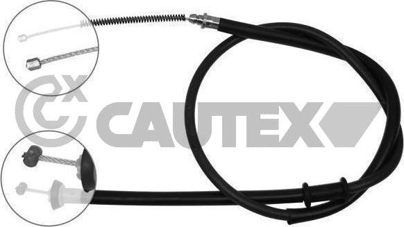 Cautex 761657 - Тросик, cтояночный тормоз autosila-amz.com