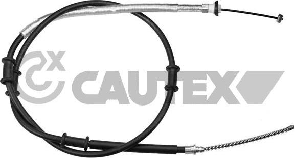 Cautex 761058 - Тросик, cтояночный тормоз autosila-amz.com