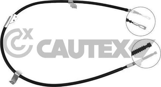 Cautex 761841 - Тросик, cтояночный тормоз autosila-amz.com