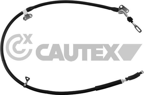 Cautex 761742 - Тросик, cтояночный тормоз autosila-amz.com