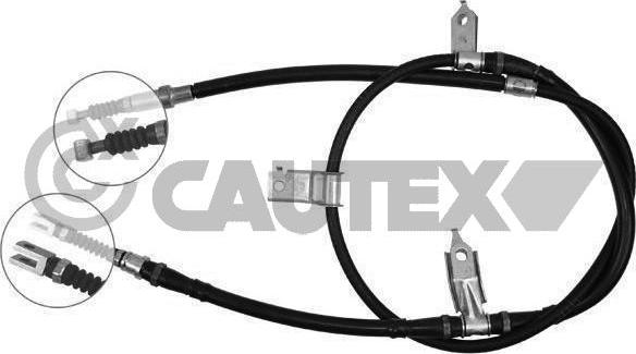 Cautex 761719 - Тросик, cтояночный тормоз autosila-amz.com