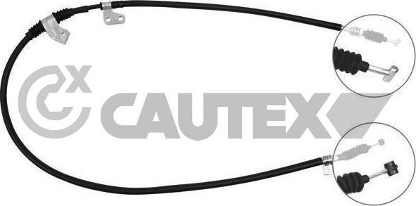 Cautex 761734 - Тросик, cтояночный тормоз autosila-amz.com