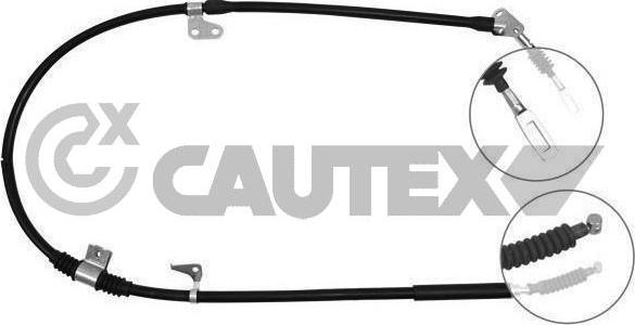Cautex 761736 - Тросик, cтояночный тормоз autosila-amz.com