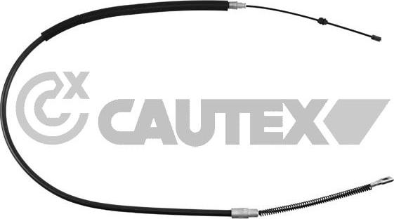 Cautex 763030 - Тросик, cтояночный тормоз autosila-amz.com